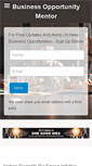 Mobile Screenshot of business-opportunity-mentor.com